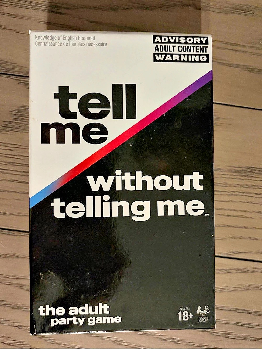 Spin Master Tell Me Without Telling Me The Adult Party Game Adult Party Game